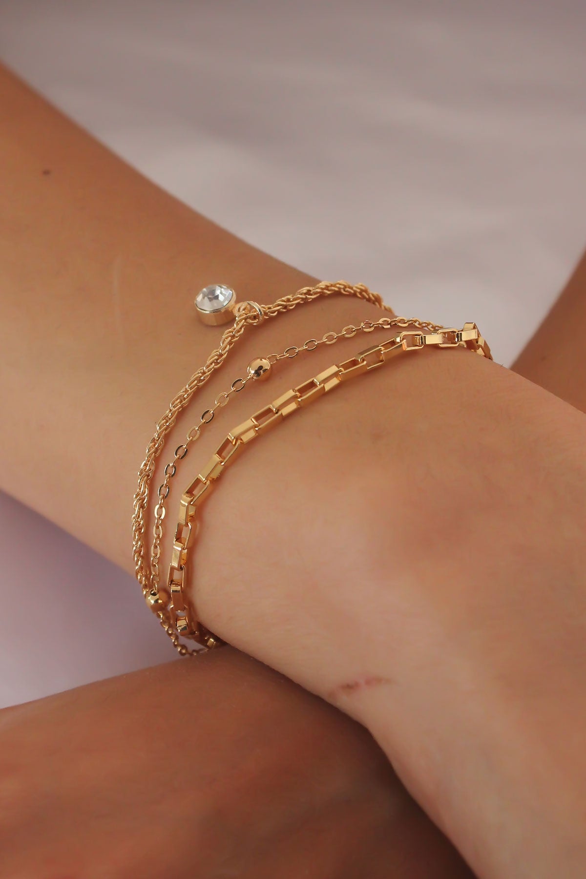 3 in 1 Gold Bracelet