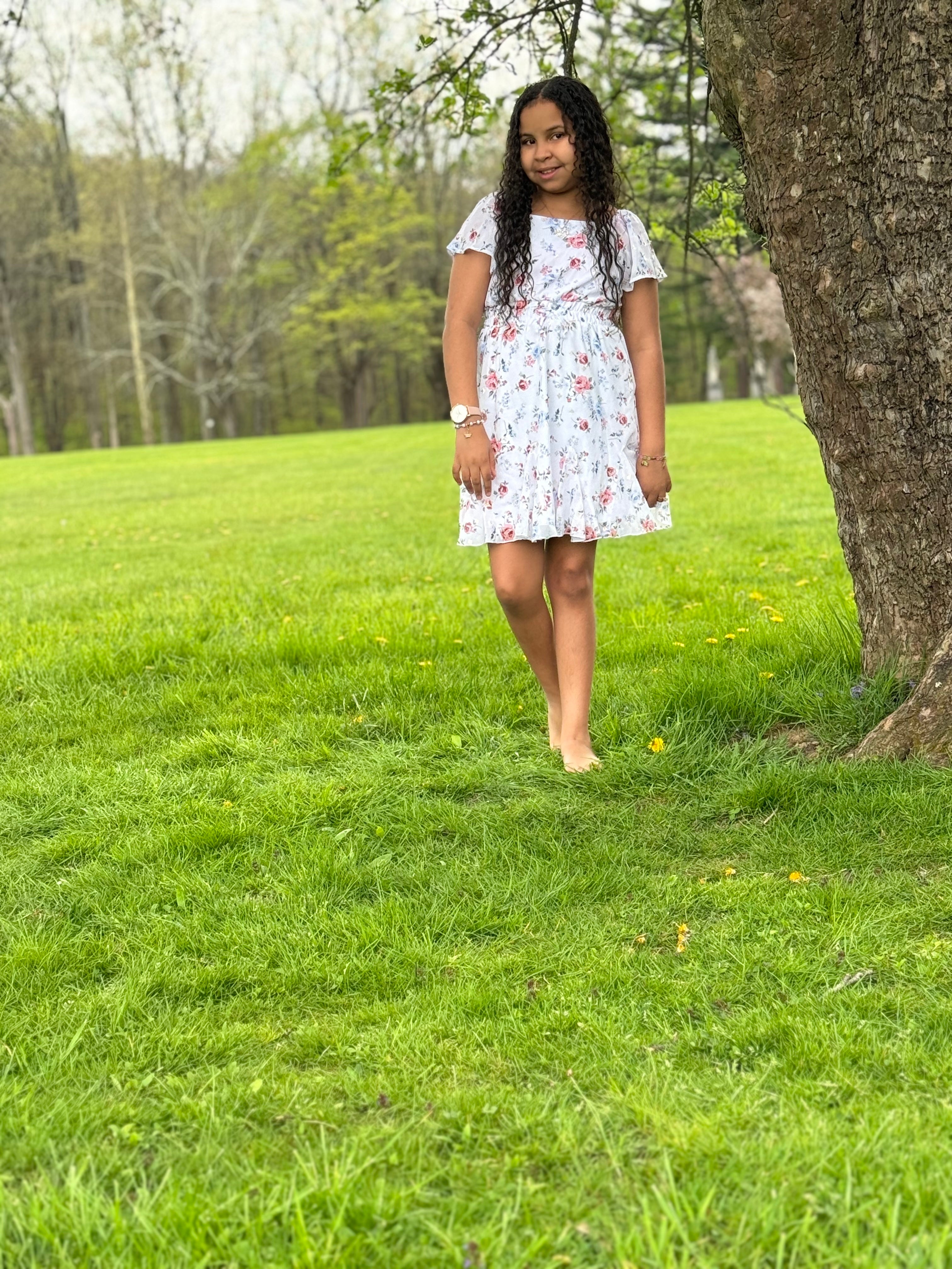 Girl's Floral Dress
