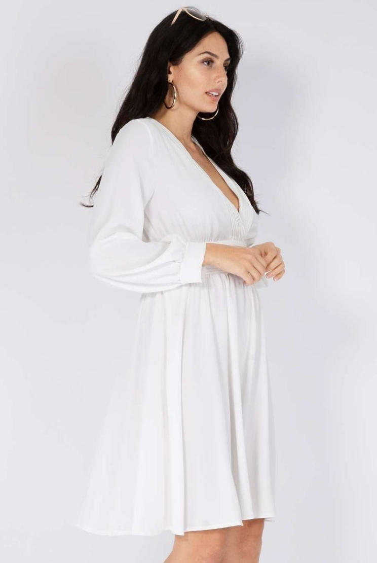 Elegant Short Long Sleeve Dress