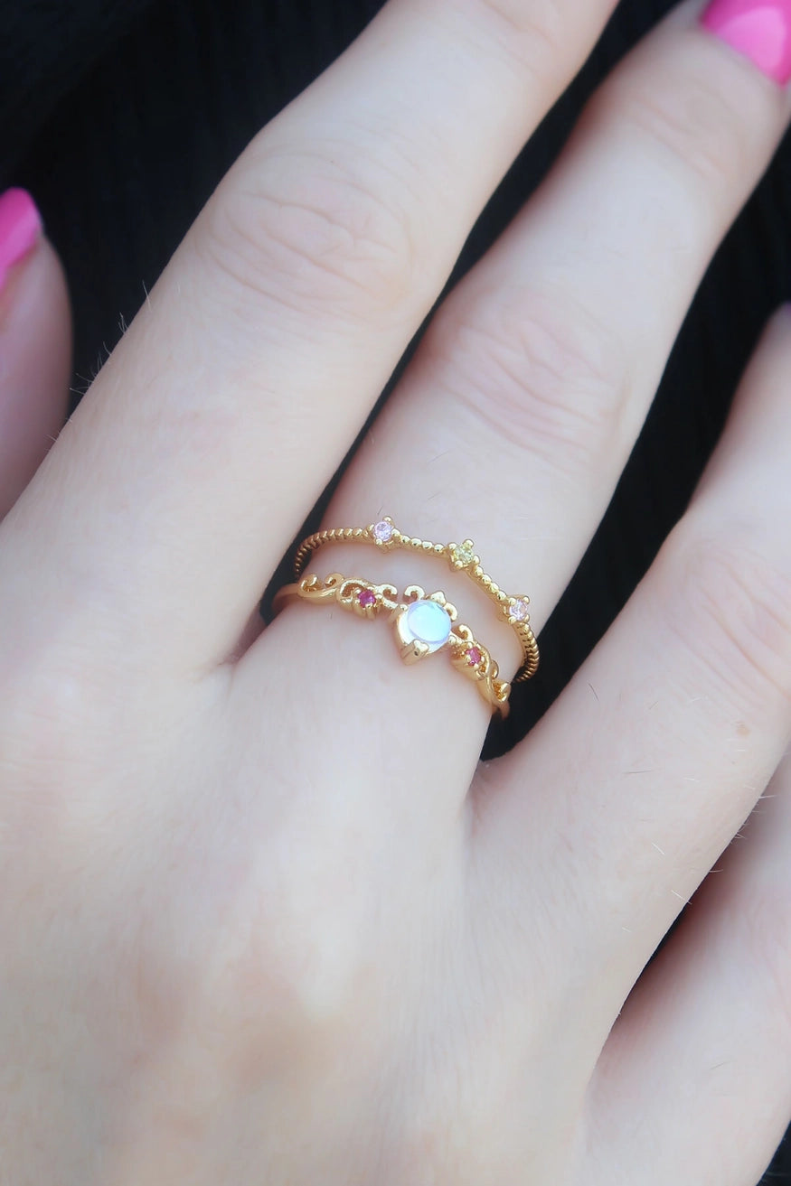 Gold Crown Ring
