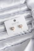 Elegant Heart Shaped Stud Earring